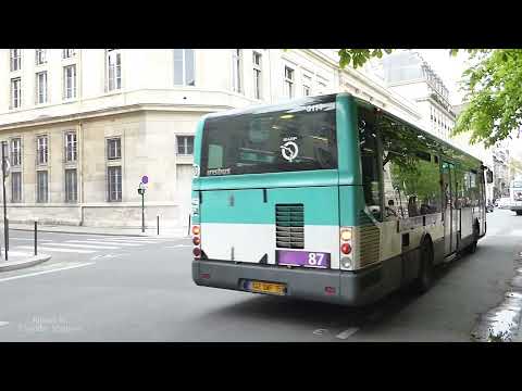 Buses in Paris, France 2016