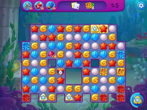 Fishdom Very Hard level 5844 no boosters フィッシュダム ベリーハード [Friend's]