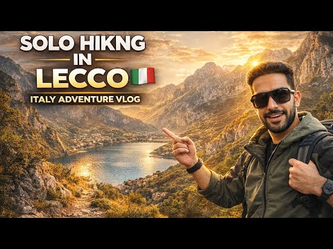 Solo Hiking in Italy 🇮🇹 | Scaling Mount San Martino | Incredible Lake Como Views