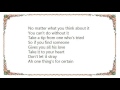 Cher - I Threw It All Away Lyrics