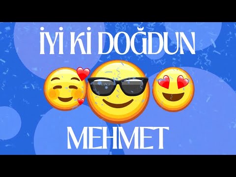 İyi ki Doğdun Mehmet - MEHMET İyi ki Doğdun - Mutlu Yıllar - İsme Özel Pop Doğum Günü Şarkısı 2024