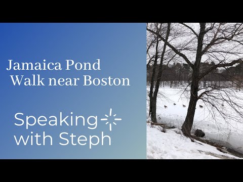 Jamaica Pond Boston Neighborhood Walk - Speaking with Steph Visit Boston in Summer & Winter