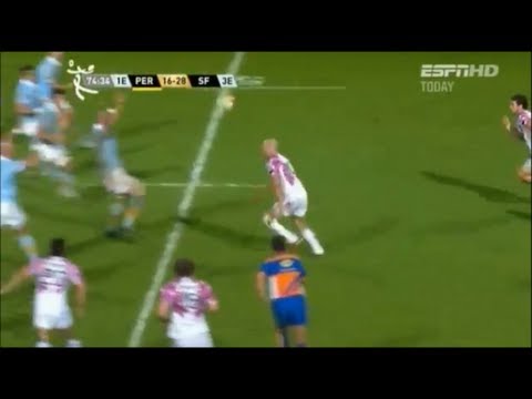Fantastic Felipe Contepomi makes 3 tries for Stade Français vs Perpignan