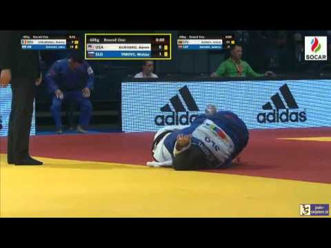 Judo 2016 Grand Prix Dusseldorf: Kunihiro (USA) - Trbovc (SLO) [-60kg]