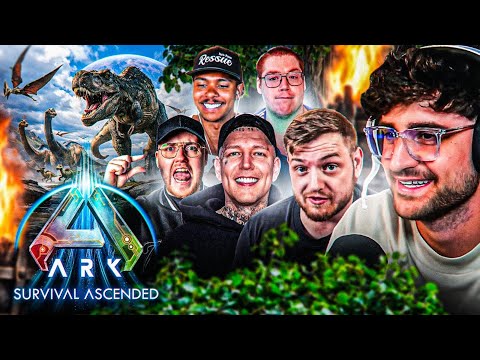 ICH SPIELE ZUM ERSTEN MAL ARK SURVIVAL ASCENDED MIT MONTE, GTIME, TRYMACS, ZARBEX UND WILLY!😂🎮