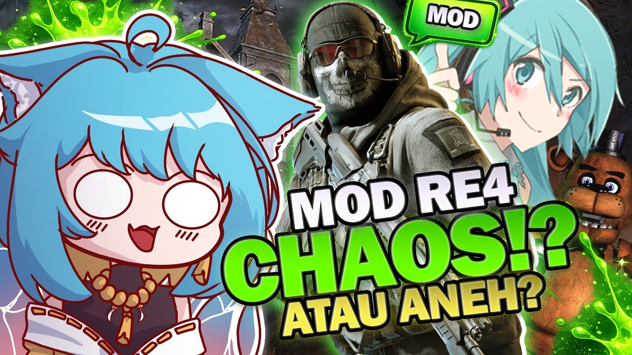 🟠Mari Kita LANJUTKAN Lagi!! | RE 4 REMAKE MOD #vtuberindonesia
