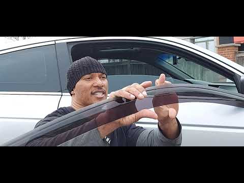 Honda Accord Coupe 8th Gen Weathertech Rain Guard Deflector Installation