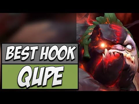 Pudge with the BEST HOOKS by Qupe | Dota Gameplay