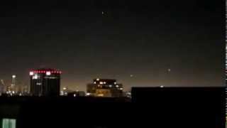 Police Helicopter Circles UFO over Hollywood (Whoa!!!)