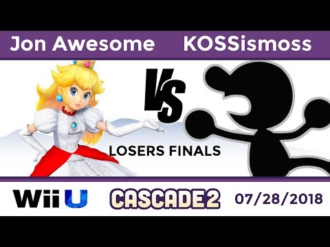 Cascade 2 Singles: Losers Finals - Jon Awesome (Peach, Falcon) vs KOSSismoss (Mr. Game & Watch)