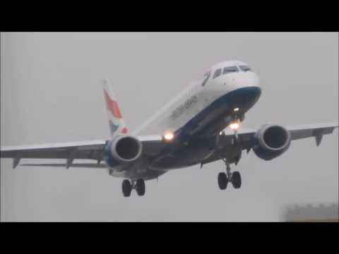 British Airways Training Flights At London Southend Airport 12/11/2016