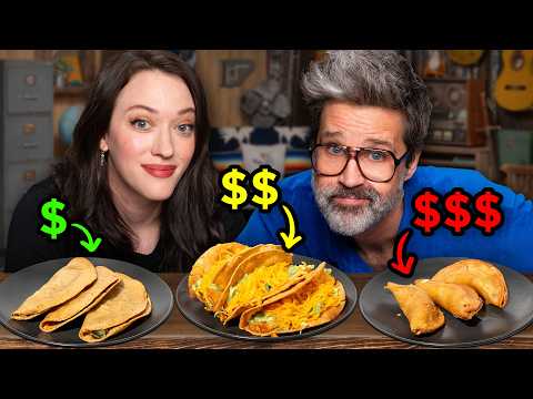 Frozen vs. Fast vs. Fancy Food Taste Test (ft. Kat Dennings)