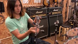 Video thumbnail for TAMA HS100W スネアスタンド レビュー by 延命寺 a.k.a emj on YouTube