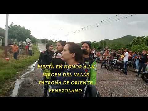 Festividades en Manapire municipio Piar estado MONAGAS VENEZUELA, en honor a la Virgen del Valle.