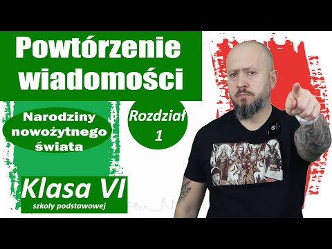 Review of 6th grade, Chapter 1 - The Birth of the Modern World. Time to summarize!