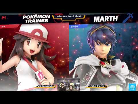 arascrub (Pokemon Trainer) vs Ignaize (Marth) - Smash Ultimate @ UCI #59 Winners Semi Finals