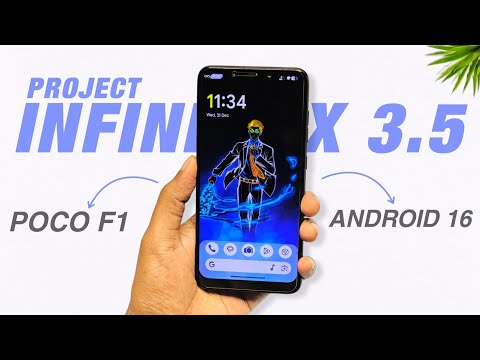 POCO F1 - Project Infinity X v3.5 Update - Android 16 - System Animation And More