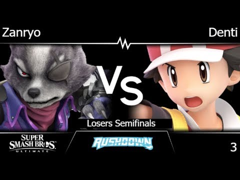 Rushdown 3 - Zanryo (Wolf) vs Denti (PT) Losers Semifinals - SSBU