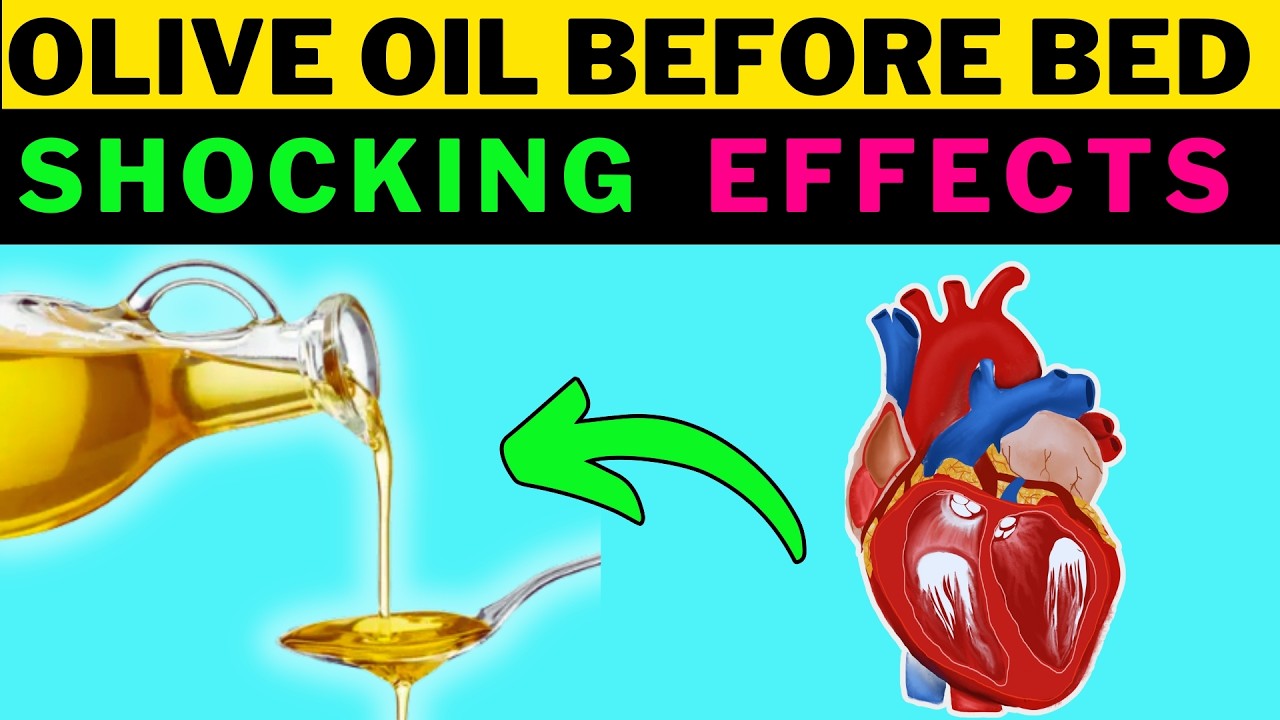 Drink THIS Tonight and Wake Up Feeling Amazing! Olive Oil Benefits