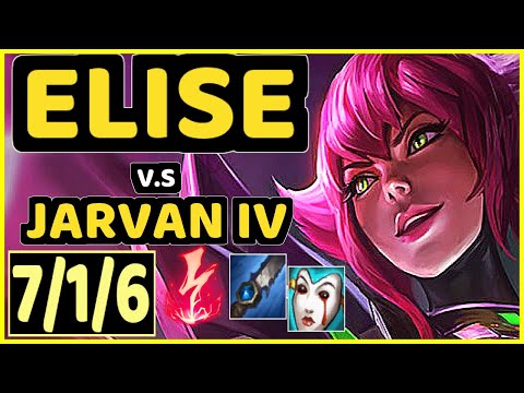 SKEANZ (ELISE) vs JARVAN IV - 7/1/6 KDA JUNGLE CHALLENGER GAMEPLAY - EUW