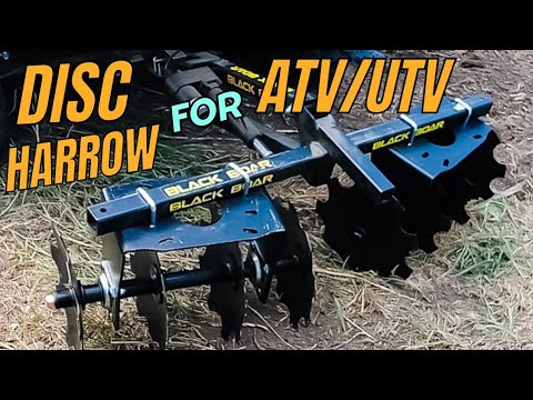 Disc Harrow for ATV or UTV - Black Boar Disk Harrow