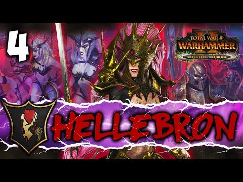 SIEGE OF BLOOD! Total War: Warhammer 2 - Dark Elf Mortal Empires Campaign - Hellebron #4