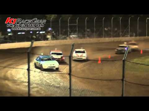 Modified Production - Heat 9 - South West Allstars Series (Round 05) - Kingaroy Speedway - 03.03.12
