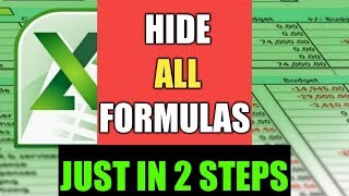 How to hide formulas in Excel By Cool Trick
