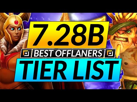 BEST and WORST OFFLANE HEROES of the NEW META - Tier List Guide 7.28b - Dota 2 Update