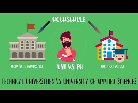 Difference between Technical Universities and Applied Science Universities | TU vs FH