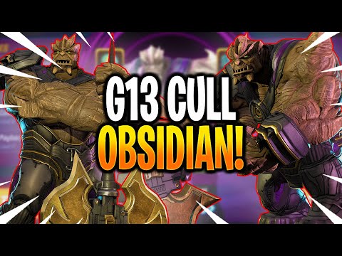 *NEW* G13 CULL OBSIDIAN RANK UP & GAMEPLAY! - MARVEL Strike Force - MSF