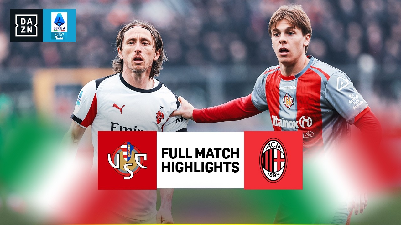 Cremonese vs. Milan | Lega Serie A Highlights | Matchweek 27 | 2025-2026