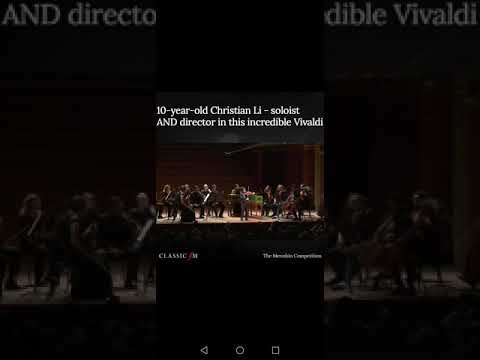 Christian Li at The Menuhin Competition