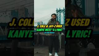 Both J. Cole &amp; Jay-Z Used Kanye West’s Lyric!