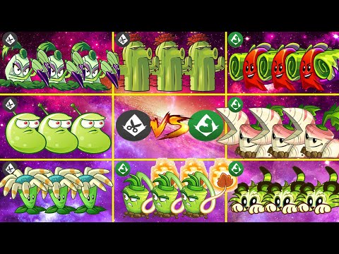 Random 8 Plants From Spear & Enforce Mints Families Battlez! Who Is The Best? Plants vs Zombies 2