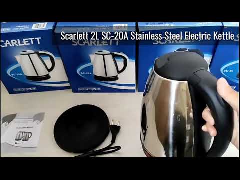 Stainless Steel Scarlet Electric Kettle