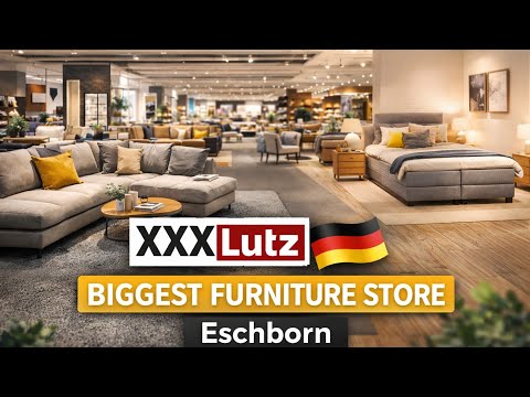XXXLutz Furniture Store Eschborn 🇩🇪 | Biggest Möbel Shop in Germany | Store Tour
