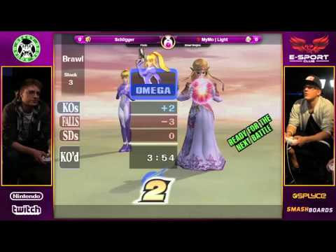 PPT - Schligger (ZSS) Vs. MyMo | Light (Sheik) - Pools - Brawl Singles