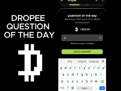 What OG REALLY Means in Web3 | dropee question of the day