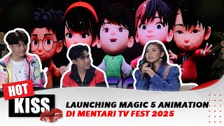 Download lagu Sridevi, Afan, dan Eby Hadir di Launching Magic 5 Animation | Hot Kiss mp3