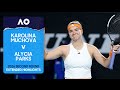Karolina Muchova V Alycia Parks Extended Highlights Australian Open 2026 Second Round