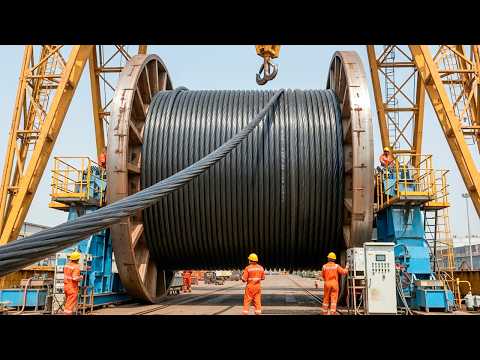 So wird's gemacht. Wie Stromkabel für ganze Städte entstehen! ⚡️🔌🏙️