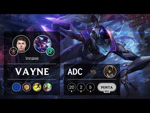 Vayne ADC vs Jhin - EUW Grandmaster Patch 9.9