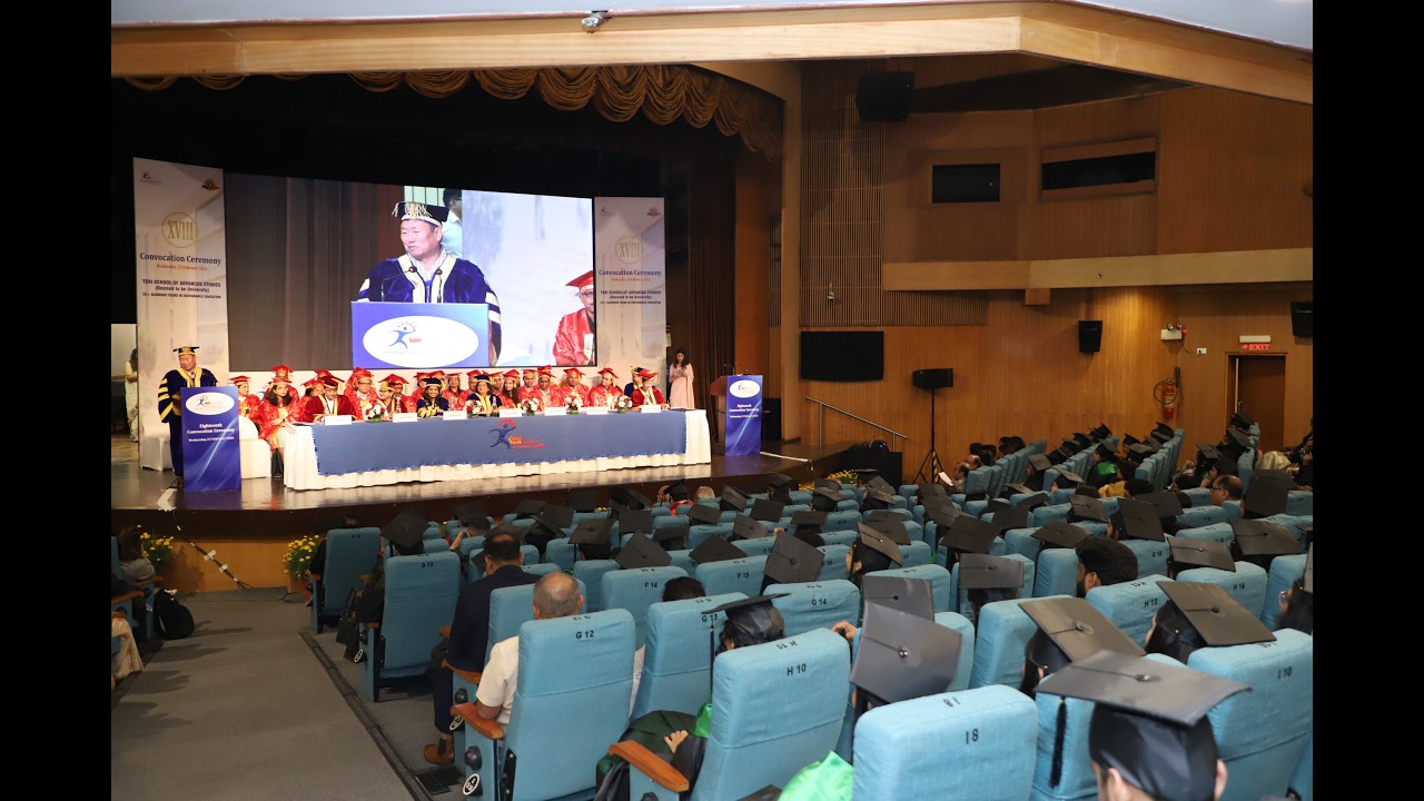 Director General ICIMOD Dr. Prem Gyamtsho at XVIII Convocation Ceremony
