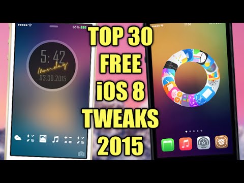 TOP 30 FREE iOS 8 Jailbreak Cydia Tweaks 2015