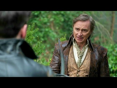 Once Upon A Time 7x18 Hook Threat Rumple With His Sword For Protect Alice - Robin Gives A Bracelet