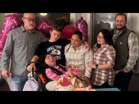 Family Celebrates 20th Birthday of Daughter Born Without a Brain