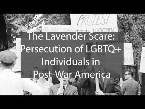 The Lavender Scare: Persecution of LGBTQ+ Individuals in Post-War America