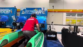 ボートレースVRスプラッシュバトル 第2回ウェイキーカップ 5日目パンボ予選の一コマ