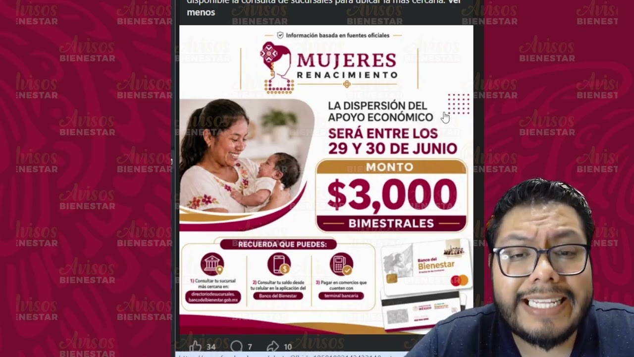 ¡CORRELE! ya el pago de 3 mil del programa mujeres renacimiento